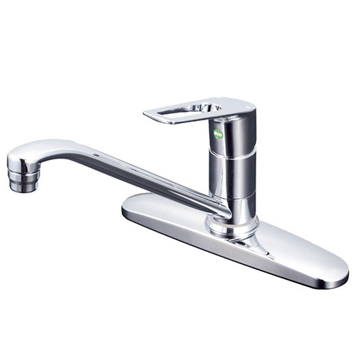 KVK KM5091TEC 流し台混合栓 eレバー 流し台用シングルレバー式混合栓 キッチン水栓 ツーホールタイプ キッチン水栓金具