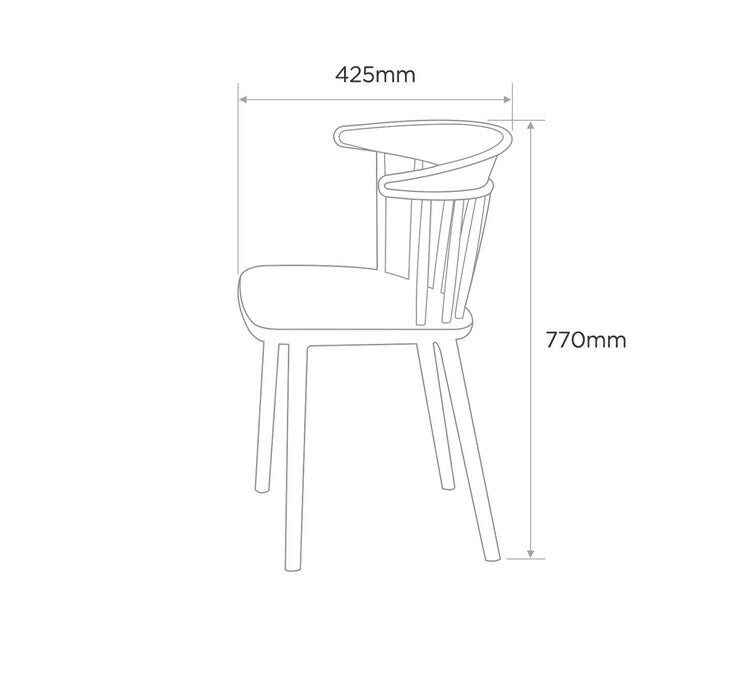 roomnhome ダイニングチェア AP CHAIR 椅子 背もたれ オフィスチェア モダン リビングチェア おしゃれ リモートワーク ワンルーム くすみカラー ベージュ グレー(代引不可)