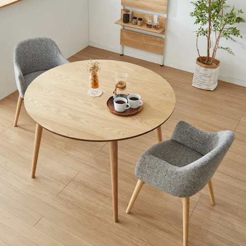 ダイニングテーブル 円形 幅110cm 単品 天然木 木目 おしゃれ 北欧 丸テーブル 円卓 ラウンドテーブル モダン リビングテーブル 丸型 シンプル テーブル単品 サークル ヴィンテージ アンティーク(代引不可)