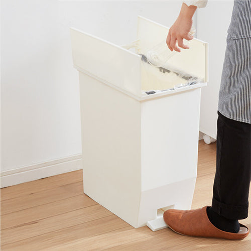 ゴミ箱 ごみ箱 ワンタッチ おしゃれ キッチン 45l 45リットル 幅27 奥行42.5 高さ48 分別 フタ付き ダストボックス ペダル式 北欧 シンプル 一人暮らし 抗菌 防汚 省スペース(代引不可)