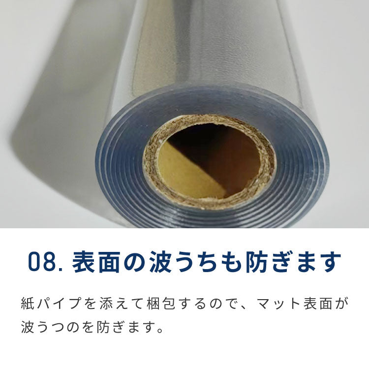 キッチンマット 80×300cm クリア 透明 1.5mm厚 大判 PVC 撥水 床暖房対応 収納 シンプル 床保護シート おくだけマット PVCキッチンマット キッチンマット クリアマット ソフト 台所 キッチン ダイニング