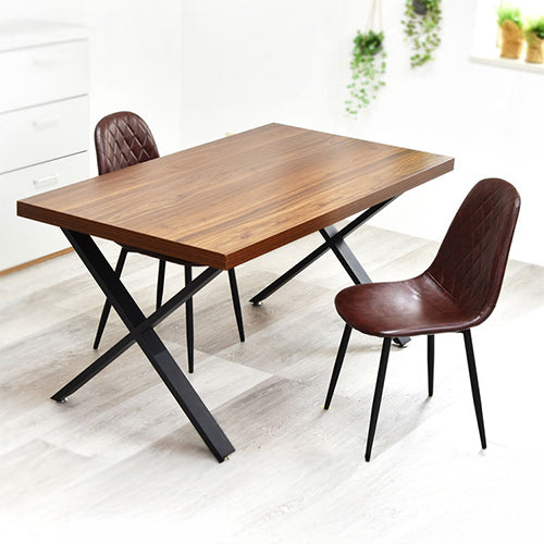 ダイニングテーブル 150×80 150幅 スクエア脚 ダイニング 4人掛け ダイニングセット オーク無垢材 天板50mm厚 木製 食卓テーブル 4人(代引不可)