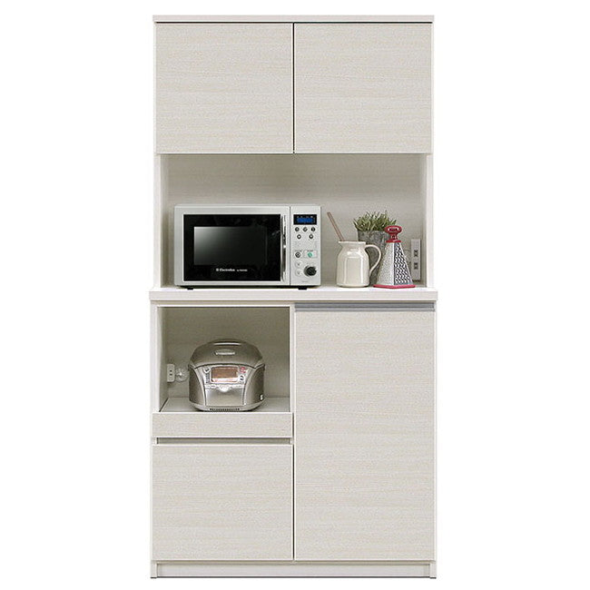 食器棚 レンジ台 幅90cm 【国産 大川家具 開梱設置無料 完成品】 キッチン キッチン収納 ダイニング(代引不可)