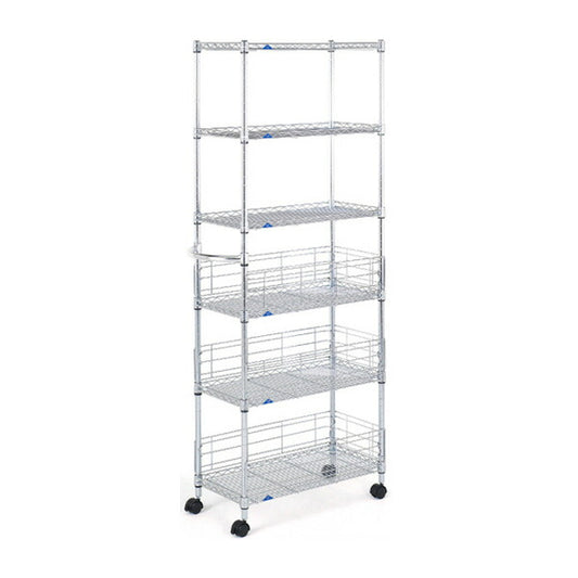 Luminous(ルミナス) ワゴンラック フィールシリーズ スチールラック スチール棚 キッチンワゴン メタルシェルフ