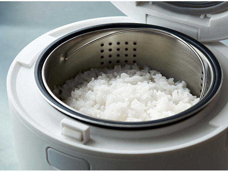 炊飯器 3合炊き ヘルシーマルチライスポット マイコン式 一人暮らし ホワイト LRC-A30WT A-Stage 調理モード ご飯 おかず スイーツ レシピ付き