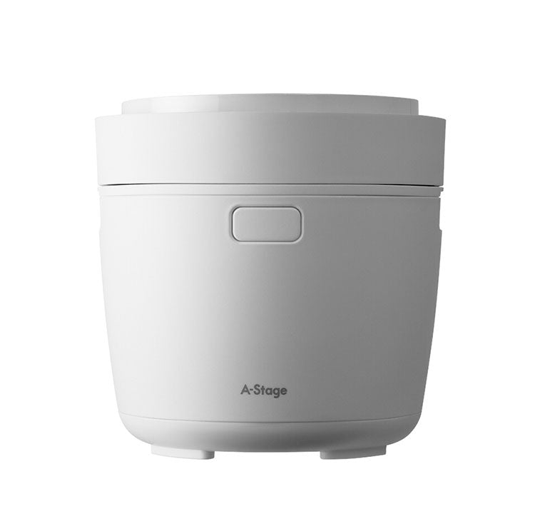 炊飯器 3合炊き ヘルシーマルチライスポット マイコン式 一人暮らし ホワイト LRC-A30WT A-Stage 調理モード ご飯 おかず スイーツ レシピ付き