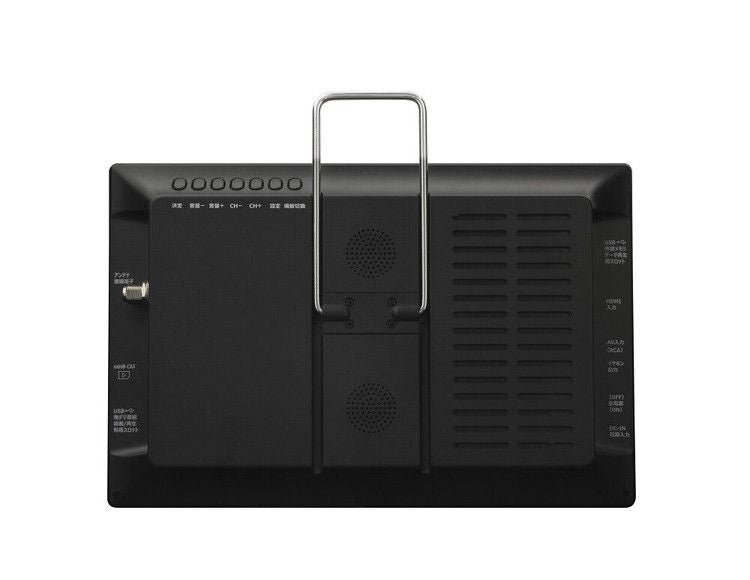 10.1インチ録画機能付きポータブルTV OT-PFT101TE アウトドア コンパクトサイズ ポータブルテレビ プライベートスペース キッチン ワンセグ フルセグ 車載 キャンプ 車載バッグ