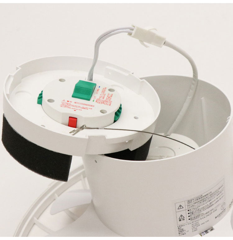 シーリングライト 10畳 シーリングファンライト ファン付 調光 10段階 調色 7段階 風速 4段階 オフタイマー 空気循環 換気 暖房 風の循環 取付簡単 ヒロコーポレーション HLCF-550