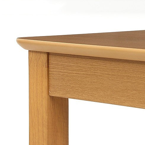ダイニングテーブル W1200×D750×H720mm 天然木 MDF おしゃれ ナチュラル(代引不可)