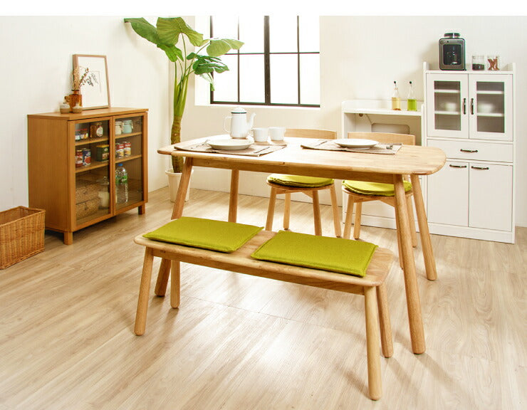 Natural Signature ダイニングテーブル ティムバ 135×80cm 天然木 木製 テーブル 食卓テーブル おしゃれ 北欧(代引不可)