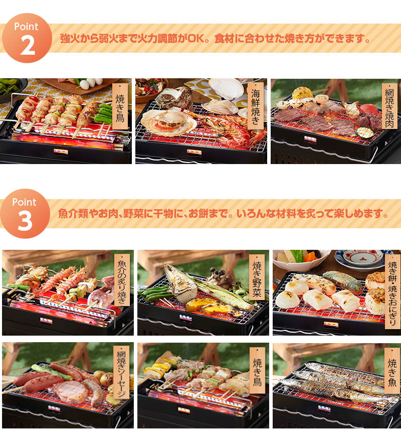 iwatani イワタニ 岩谷産業 カセットガス炉ばた焼器 炙りやII CB-ABR-2 海鮮 焼き鳥 ガスボンベ 七輪 網焼き 串焼き カセットコンロ アウトドア バーベキュー