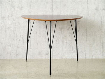 ダイニングテーブル 三本足 丸形 テーブル 食卓テーブル 丸テーブル 円卓 木製 新生活 北欧 ミッドセンチュリー DT-COLINA(代引不可)