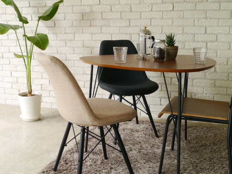 【コルテ】 ダイニングチェア デザイナーズ イームス ファブリック リプロダクト おしゃれ かわいい シック 落ち着いた(代引不可)