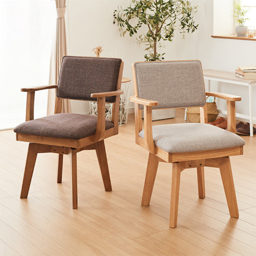 ダイニングチェア 回転 肘付き ハイバック 肘付き回転ダイニングチェア ニコ ファブリック 背もたれ 木製 椅子 イス チェア 天然木 おしゃれ ダイニング チェア チェアー ハイバック ハイバックチェア