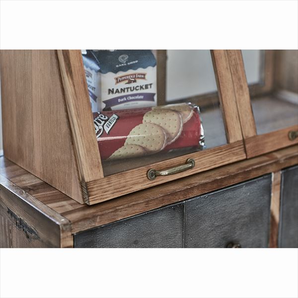 キッチン収納家具 食器ラック 台所収納 キッチン 収納 スパイスラック 収納ラック キッチン 食器棚カウンター MUD-6067DBR(代引不可)【storage0901】