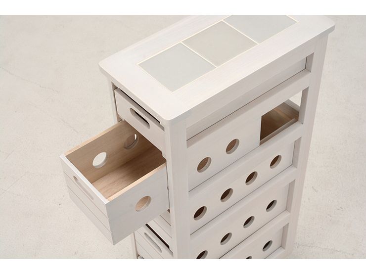 ストッカー 幅20cm 引出し 5杯 キッチン収納 ダイニング 野菜 ストック キャスター付き 野菜ストッカー(代引不可)