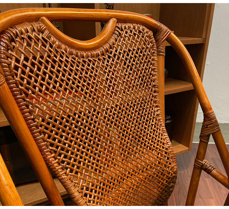籐椅子 2脚セット ラタン 完成品 ダイニングチェア チェア 高座椅子 高座いす アジアン家具 RAG-190 ラタンチェア 和風 和モダン レトロ モダン 光製作所(代引不可)