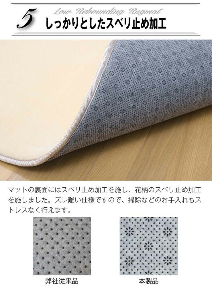 抗菌 防ダニ キッチンマット 低反発 極厚25mm 65×240cm 厚手 滑り止め付 マット 長方形 四角 リビング マイクロファイバー 春(代引不可)