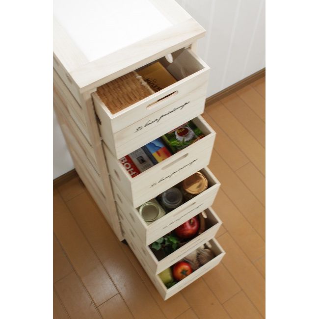 キッチン便利ストッカー5段 キッチンワゴン キッチンストッカー5段 野菜ストッカー 収納ストッカー(代引不可)