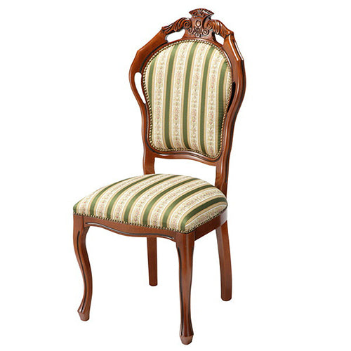 イタリア 家具 ヴェローナクラシック ダイニングチェア グリーン 猫脚