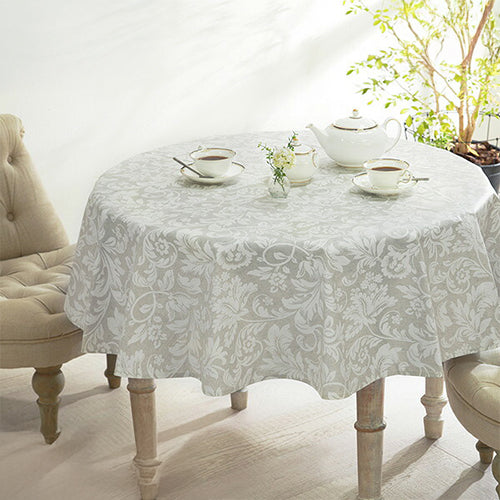 スペイン製 テーブルクロス 幅150 奥行き150 テーブル 撥水 おしゃれ テーブルマット 円形 丸型 おしゃれ 北欧 コンパクト アンティーク クラシック(代引不可)