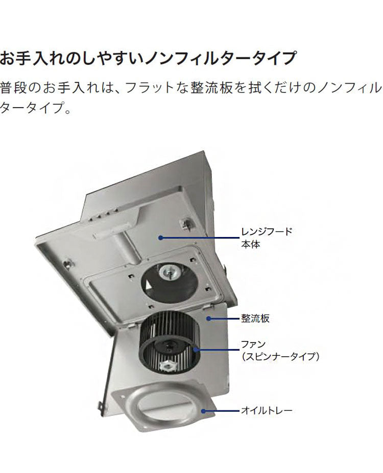 ノーリツ スリム型 レンジフード NFG6S20MSI-L 60cm ダクト左タイプ シロッコファン 間口600mm スリム型ノンフィルター コンロ連動なし スライド前幕板同梱 ダクト位置左 シルバー