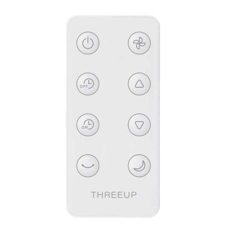 音声操作 DCリビングファン 扇風機 サーキュレーター 5枚羽根 DCモーター おしゃれ リビング スリーアップ THREEUP LF-T2523WH