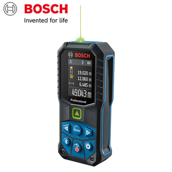 BOSCH ボッシュ データ転送グリーンレーザー距離計 GLM5027CG 記録 スピーディー 防じん 防水性能 IP65 衝撃 吸収