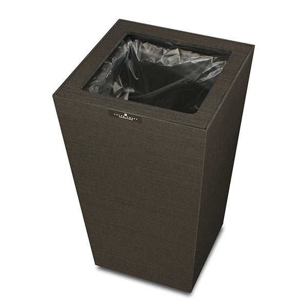 橋本達之助工芸 ゴミ箱 バスク BOSK ダストBOX スクエアM 角 ブラウン(代引不可)