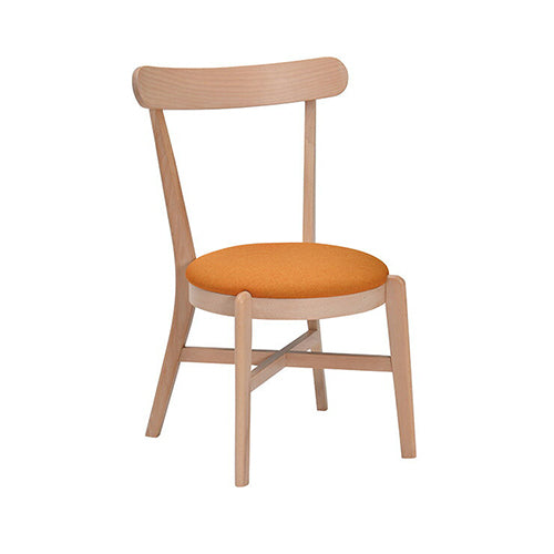 ダイニングチェア チェア ファブリック 木製 2脚組 同色セット 椅子 リビング シック 北欧 新生活 ナチュラル ブラック マリン(代引不可)