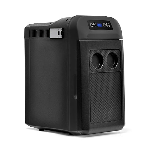 24L 冷温庫 ブラック 横置き 縦置き 車載対応冷温庫 自宅 車 大容量 2電源対応 温度設定-2℃~60℃まで設定可能 ベルソス VS-481 冷蔵庫 保温庫 車載用 家庭用 AC100V DC12V/24V