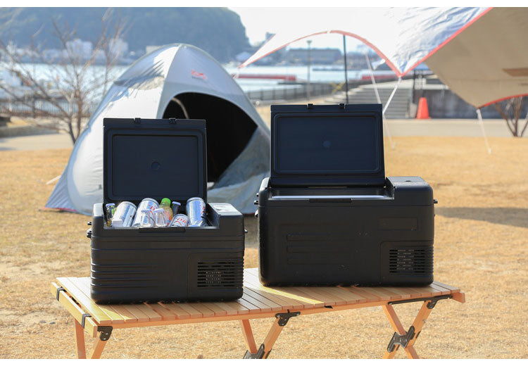 車載冷蔵冷凍庫 22L アウトドア キャンプ 車中泊 小型冷蔵庫 コンパクト冷蔵庫 ブラック ベルソス VS-CB122
