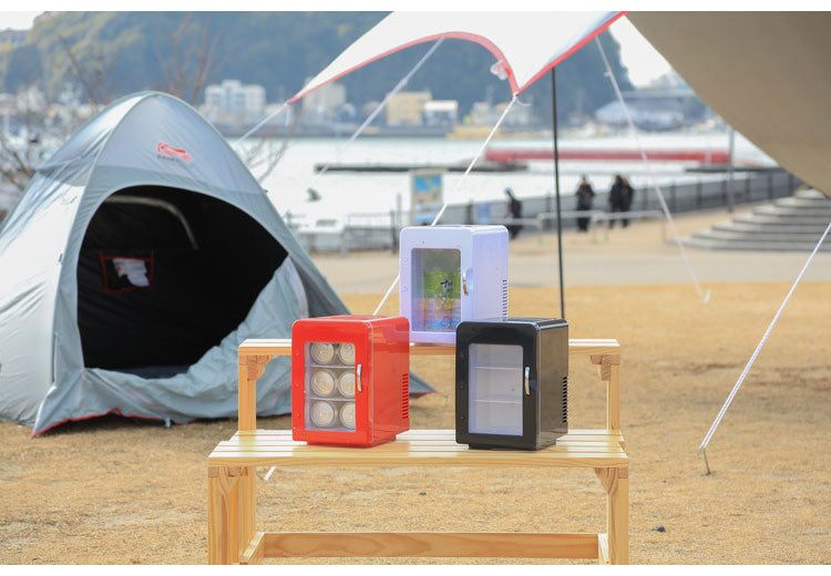 4L 冷温庫 冷蔵庫 保冷庫 ポータブル ミニ ペルチェ 小型 ポータブル冷蔵庫 車載冷蔵庫 持ち運び 卓上 小さい 車中泊 社内 キャンプ アウトドア 保冷 保温 保温子 ホワイト ベルソス VS-CW004