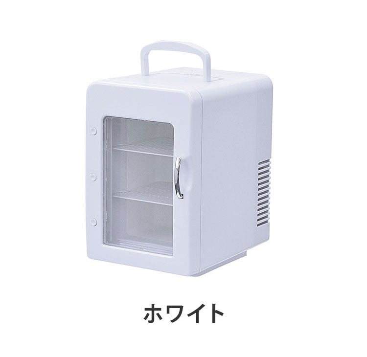 4L 冷温庫 冷蔵庫 保冷庫 ポータブル ミニ ペルチェ 小型 ポータブル冷蔵庫 車載冷蔵庫 持ち運び 卓上 小さい 車中泊 社内 キャンプ アウトドア 保冷 保温 保温子 ホワイト ベルソス VS-CW004