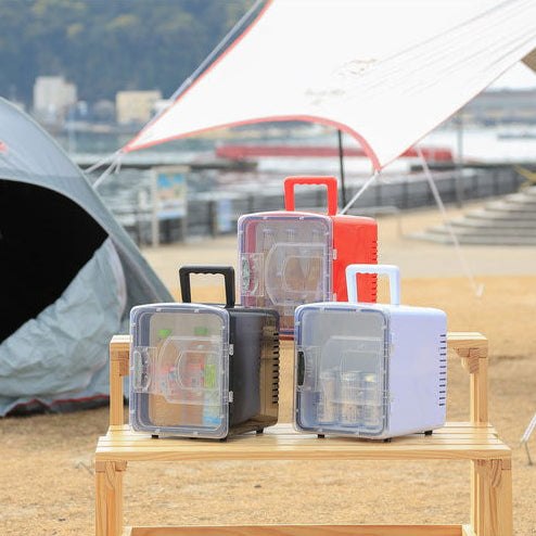 8L 冷温庫 冷蔵庫 保冷庫 ポータブル ミニ ペルチェ 小型 ポータブル冷蔵庫 車載冷蔵庫 持ち運び 卓上 小さい 車中泊 社内 キャンプ アウトドア 保冷 保温 保温子 ホワイト ベルソス VS-CW008