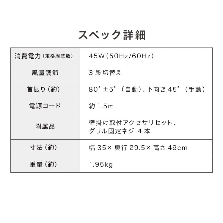 壁掛け扇風機 30cm リモコン式 タイマー 7枚羽 風量3段階 キッチン扇風機 首振り 静音 リズム おやすみ ベビー お手入れ簡単 下向き45°調整 換気 羽根分解 洗える 静音 省エネ simplus シンプラス SP-30KRD-01
