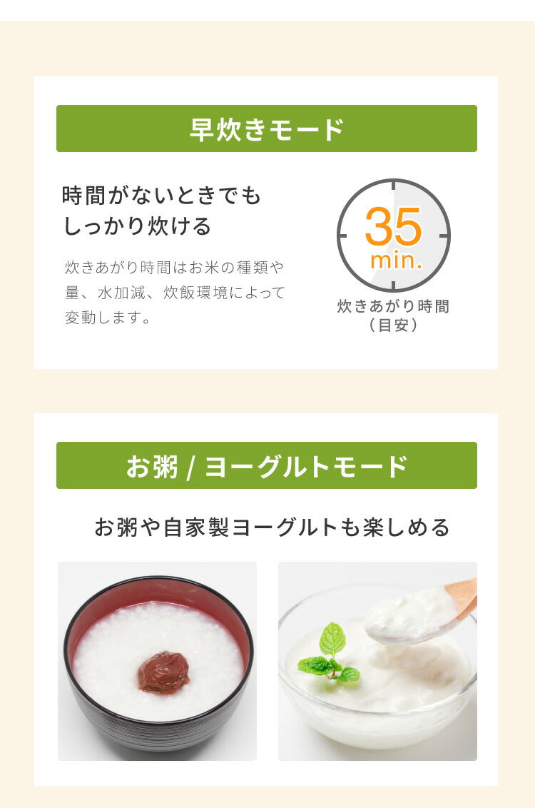 simplus シンプラス 糖質オフ炊飯器 4合炊き 炊飯器 SP-OFMC4