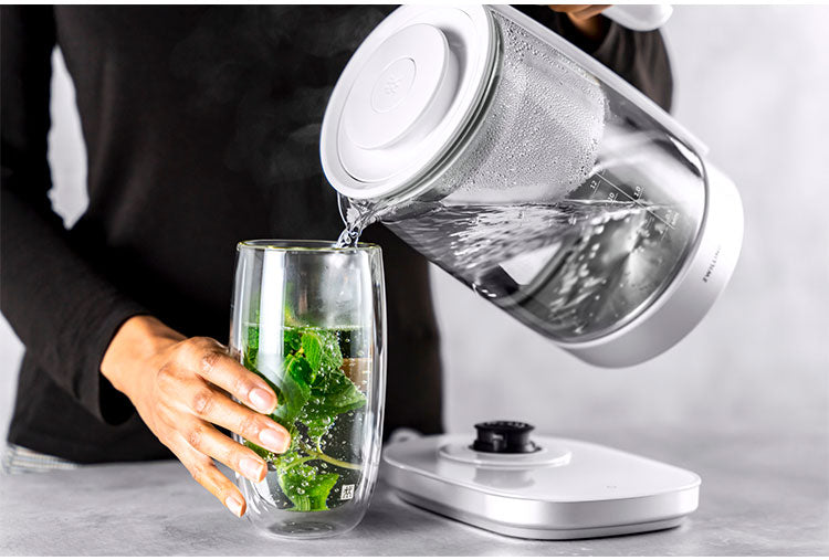 ツヴィリング エンフィニジー ヨーロピアンティーケトル 1.7L ガラス電気ケトル 6段階温度設定 保温 蒸らし機能 空焚き防止 自動電源OFF 【日本正規販売品】 ENFINIGY Kettles 53103-800(代引不可)