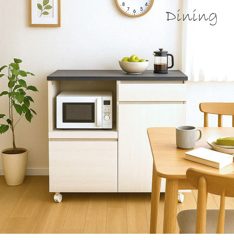 ジェメリカウンター90 幅90×奥行き41.5×高さ90cm キッチンカウンター スリム キッチンボード カウンターのみ 食器棚 レンジボード レンジ台 カップボード 収納 おしゃれ(代引不可)