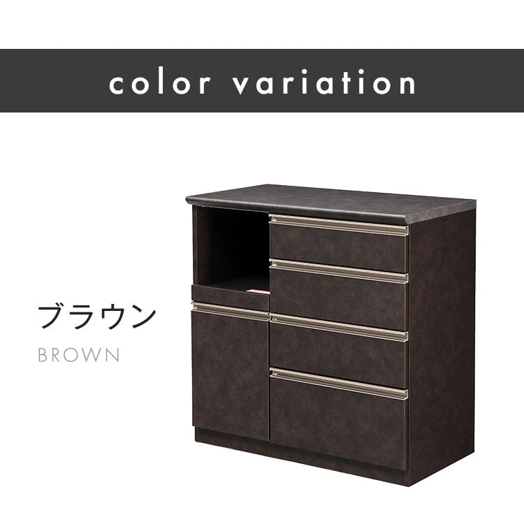 食器棚 幅90cm 完成品 90 キッチンカウンター 日本製 国産 大川家具 カウンター レンジ台 家電収納 モイス MOISS キッチンボード 石目調 ホワイト 木目調 ソフトクローズ 収納 キッチン収納 おしゃれ(代引不可)