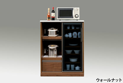 キッチンカウンター 幅90cm 奥行48.5cm 高さ115cm 【国産 大川家具 】 モイス付き カウンター キッチン 日本製(代引不可)