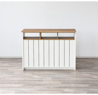 食器棚 キッチンカウンター 幅120cm 奥行55cm 高さ90cm レンジ台 カウンター キッチンボード 引き出し 大容量 収納 収納家具 シンプル コンパクト かわいい スライド おしゃれ インテリア(代引不可)