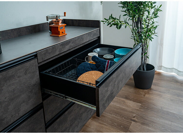 キッチンカウンター 幅120cm キッチンラック 伸縮式 セラミック天板 コンセント 食器棚 キッチンボード スライド式 キッチン収納 アイランドキッチン リビング ダイニング 間仕切り 収納カウンター(代引不可)