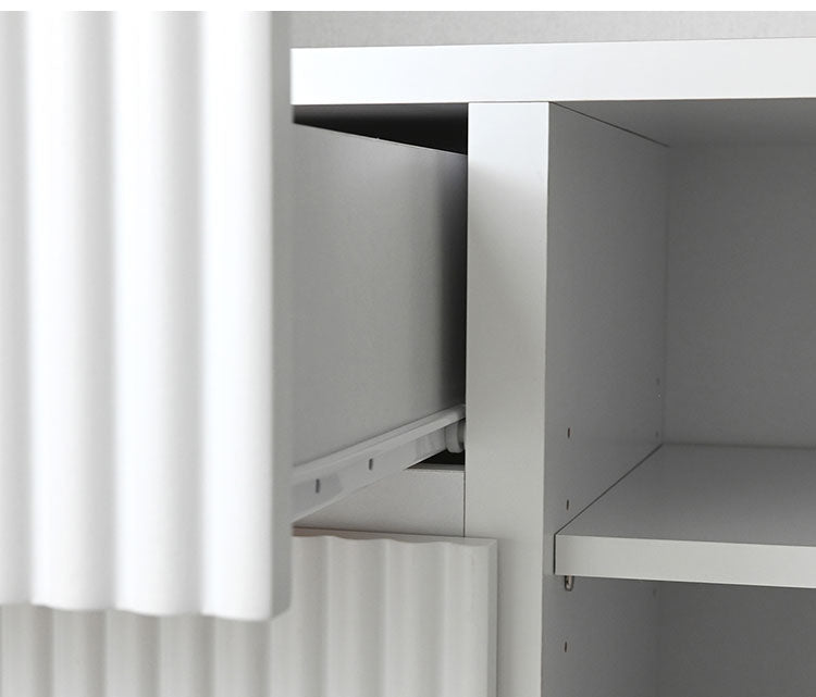 アランキャビネットALN90-90C WH ホワイト キャビネット 幅89cm サイドボード チェスト サイドチェスト 収納棚 収納 リビング収納 収納家具