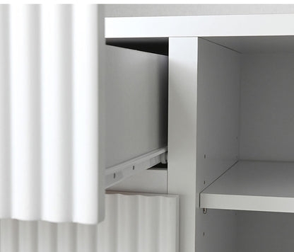 アランキャビネットALN90-90C WH ホワイト キャビネット 幅89cm サイドボード チェスト サイドチェスト 収納棚 収納 リビング収納 収納家具