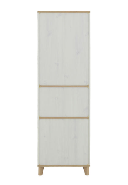 リビストカップボードRV180-60C WH/GN ホワイト×グレーナチュラル 幅58cm カップボード カウンター キッチンボード キッチン 収納 食器棚