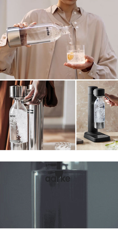 【国内正規品】【専用ボトル2本付き】 aarke アールケ 炭酸 ソーダ メーカー 炭酸水 炭酸メーカー ソーダマシン ソーダストリーム ガスシリンダー対応 カーボネーター3 carbonator