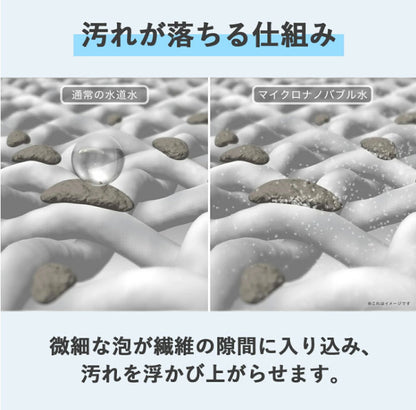 AiMY ナノバブルウォッシュ AIM-MS11 AIM-MS02 水生活製作所 ナノバブル 洗濯 ナノバブルウォッシュホース 洗濯ホース 簡単取付 洗濯機用 洗濯槽汚れ ナノバブル発生器 洗濯アダプター 除菌 汚れ カビ