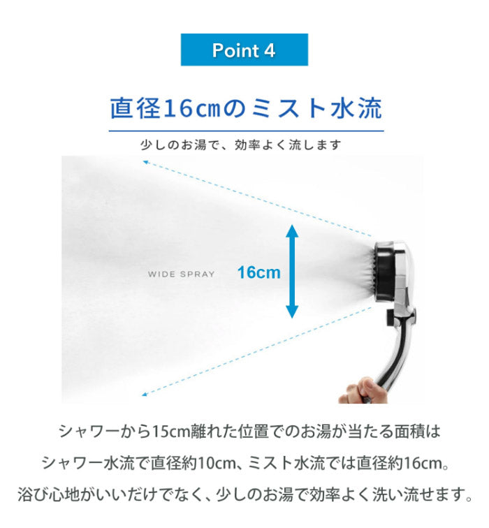 シャワーヘッド ナノバブル ミスティリッチシャワー SH220-2T グレー 美肌 水生活製作所 シャワー 節水 保湿 洗浄 ストップボタン付 ミストップリッチシャワー ギフト プレゼント