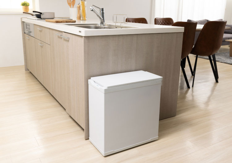 Coconir 冷凍ごみ箱 上開き冷凍庫 におわんポイ 10L ホワイト 冷やすゴミ箱 防臭 生ごみ 消臭ゴミ箱 冷凍 ペット 蓋つき おむつ ベビー 赤ちゃん ココニル